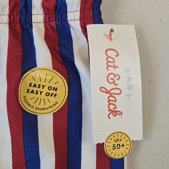 NWT *3Pc* Patriotic Bundle, Shorts and Two Onsies, 3-6 Months - Picture 4 of 13